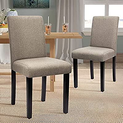 Buy Furniwell Dining Chairs Fabric Upholstered Parson Urban Style ...