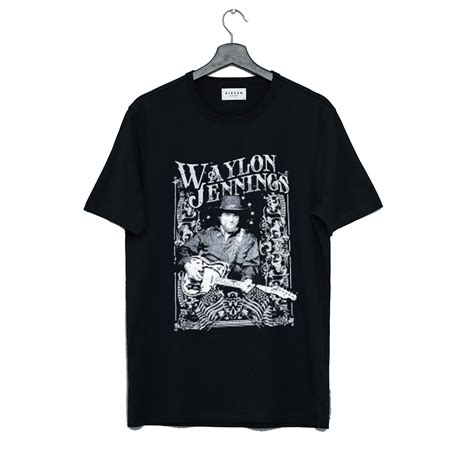 Waylon Jennings Telecaster T-Shirt KM - Kendrablanca