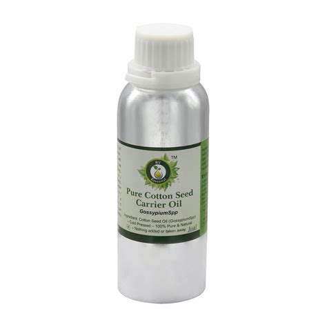 Buy R V Essential Gossypium Spp Pure Cotton Seed Carrier Oil 630ml ...