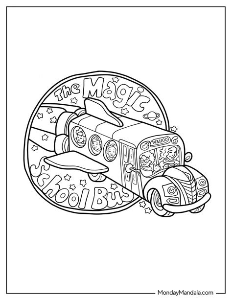 20 Magic School Bus Coloring Pages (Free PDF Printables)