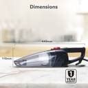 AGARO Regal Hand-held Vacuum Cleaner Dry Vacuuming, 6.5 kPa Suction ...