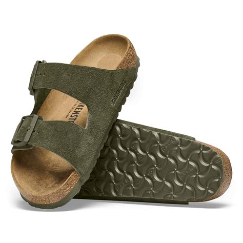Buy Green Green/Thyme Arizona Suede Leather Online in India | BIRKENSTOCK