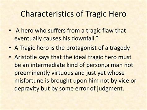 Santiago as a Tragic Hero with Reference to Aristotle's (Hamartia) | PPTX