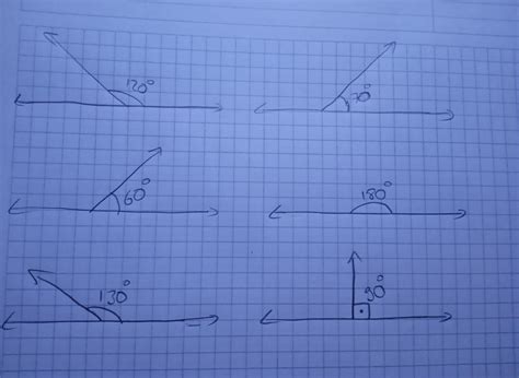 Ölçüleri: 120 derece, 70 derece, 60 derece, 180 derece, 130 derece ve ...