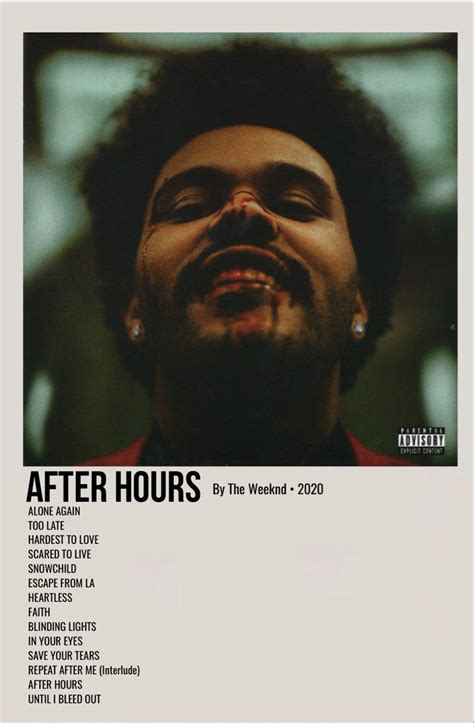 after hours | The weeknd album cover, The weeknd poster, The weeknd albums
