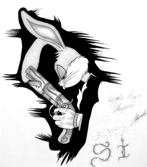 Bugs Bunny Gangster by KenpachiMeza on DeviantArt