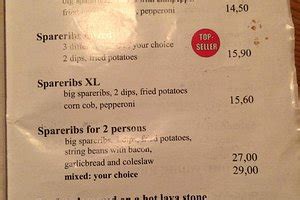RIBS OF VIENNA - Inner City - Menu, Prices & Restaurant Reviews ...