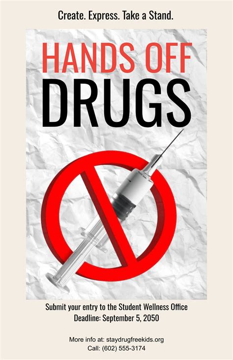 Free Drug Awareness Poster Templates to Edit Online