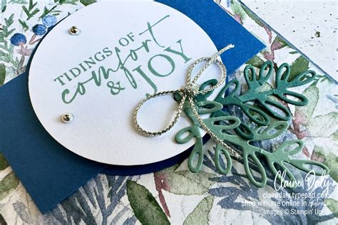 Stampin Up Gift Card Holder Card with Measurements - Claire Daly Creates