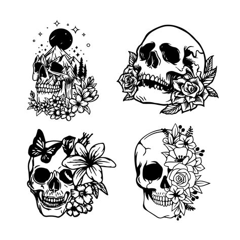 Girly Skull Tattoo