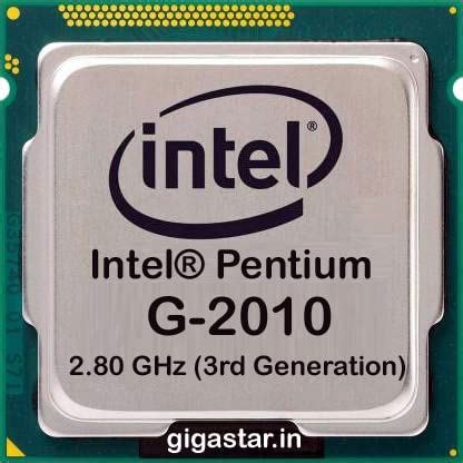 Intel Pentium G2010 3rd Generation Processor 2.80 Ghz for LGA 1155 ...