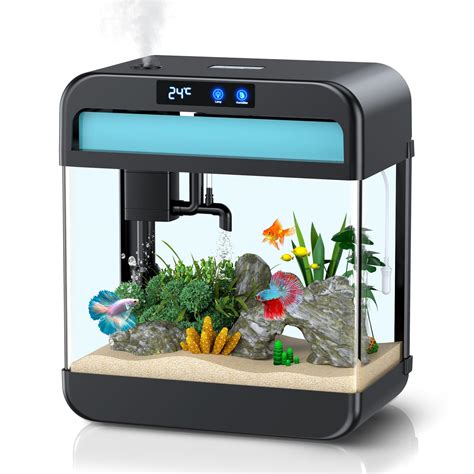 Review of JPHYLL: 2.2 Gallon Aquarium Kit with Auto-Looping Light