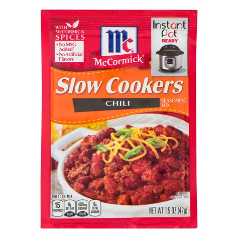 Mccormick Chili Seasoning Packet Recipe