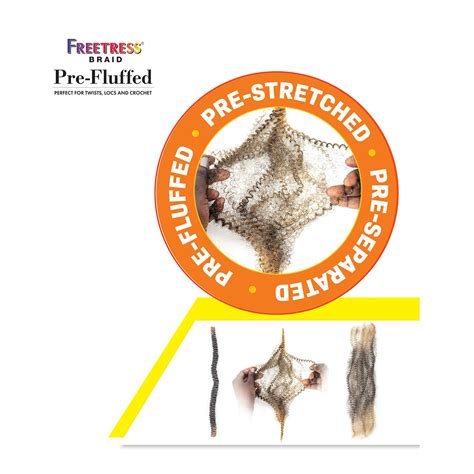 Buy Shake N Go FreeTress Crochet Braids 3X Pre-Fluffed Poppin Twist 28 ...