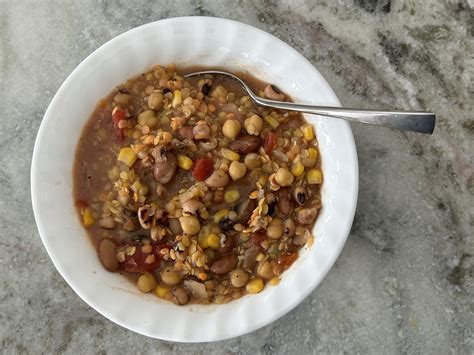 Book Reviews and More: Red Lentil and 5 Bean Crock Pot Soup