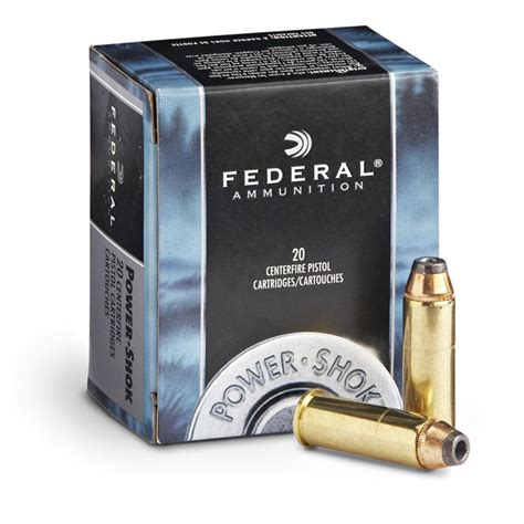 Federal Power-Shok, .357 Magnum, JHP, 180 Grain, 20 Rounds - 97342 ...