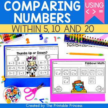Image result for Comparing within 10 Worksheet