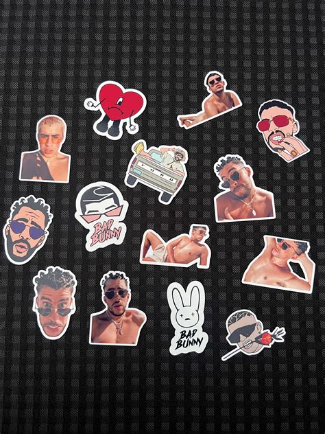 Bad Bunny Sexy Sticker Pack (14 Stickers) - Etsy