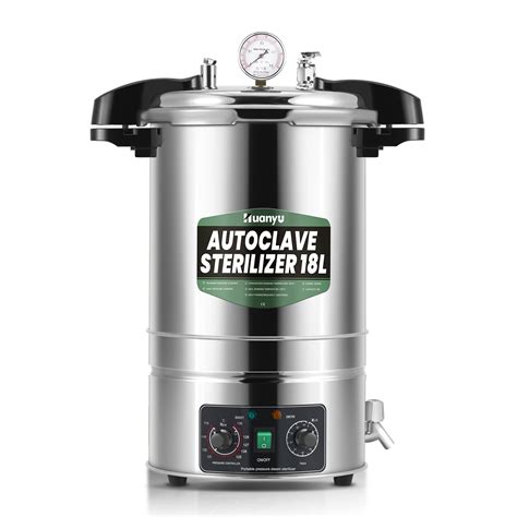 Huanyu 18l Autoclave Sterilizer Temperature And Time Adjustable Steam ...