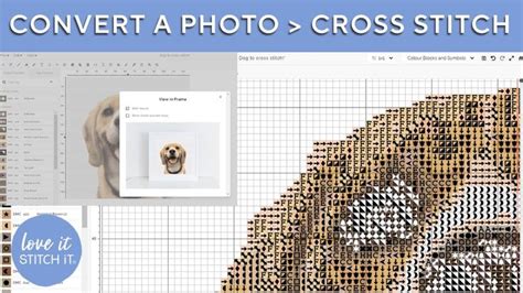 How to Easily Convert a Photo into a Cross Stitch Pattern! | Large ...