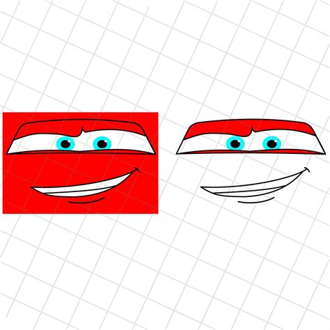 Lightning Mcqueen Face at Mina Clemmer blog