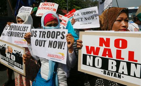 菲律宾、印尼爆发示威游行 反对特朗普入境禁令 - 新闻焦点 - 佳礼资讯网