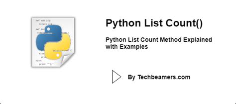Image result for Python Count Method