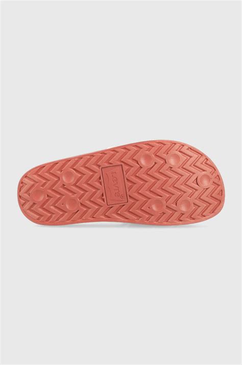 Levi's klapki JUNE 3D S damskie kolor różowy D7536.0006 | Answear.com