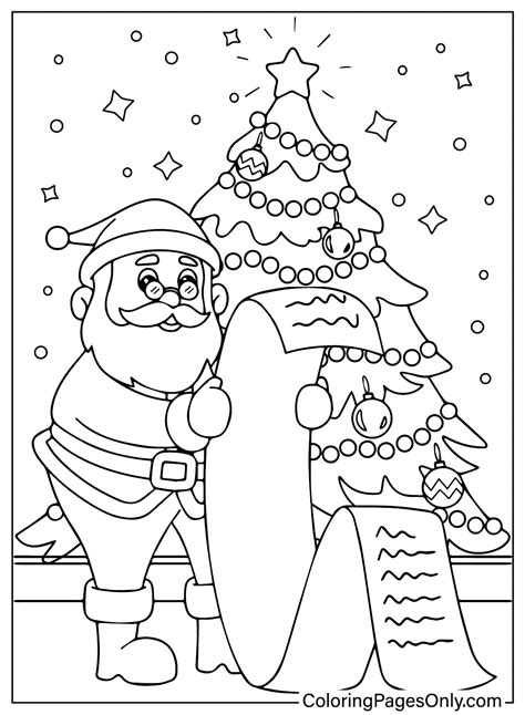 Santa Claus Coloring Pages Free Printables