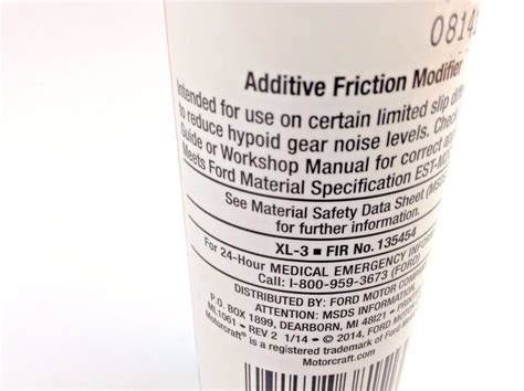 Image result for Ford Friction Modifier Additive