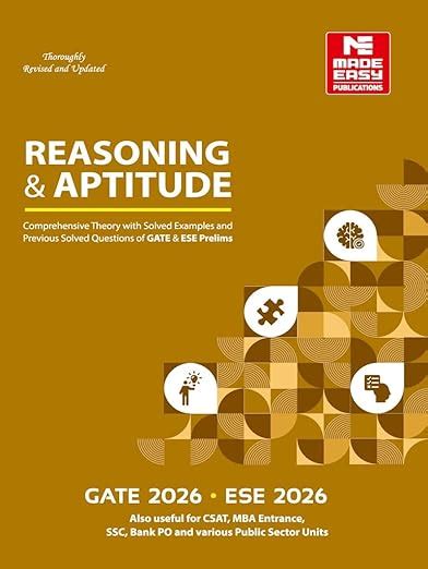 Buy GATE 2026 and ESE 2026: Reasoning & Aptitude for GATE and ESE ...