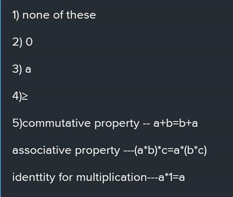 1.) which natural number has no predecessor?i) 1 ii) 2 iii) 0 iv) none ...