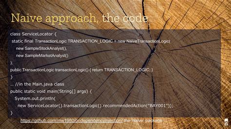 Image result for Dependency Injection Java Example