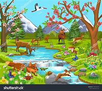 Image result for Cute Cartoon Spring Animals