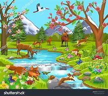 Image result for Cartoon Baby Spring Animals