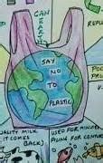 poster on "avoid plastic" - Brainly.in