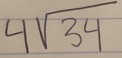 Solved: 4 sqrt(34) [Math]