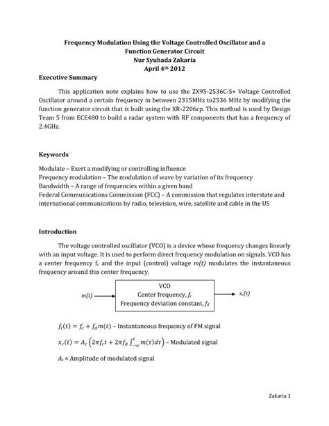 Modulation Oscillator 的图像结果