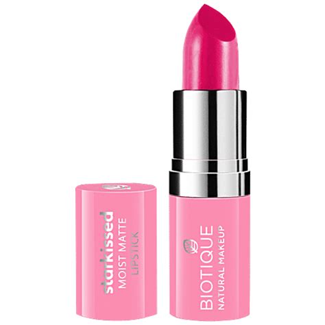 Buy Biotique Natural Makeup Starkissed Moist Matte Lipstick - Dirty ...
