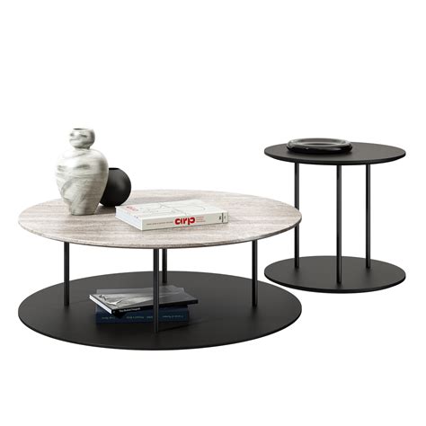 Staker Round Coffee Tables by Ditre Italia - Dimensiva | 3d designs models