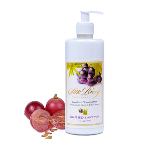 Grape Seed & Aloevera Cleansing Milk – SilkBerry Professional