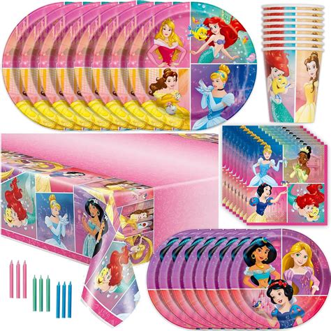 Amazon.com: Disney Princess Birthday Decorations Set | Disney Princess ...