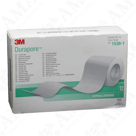 3M Durapore Surgical Tape 25mm x 9.1m