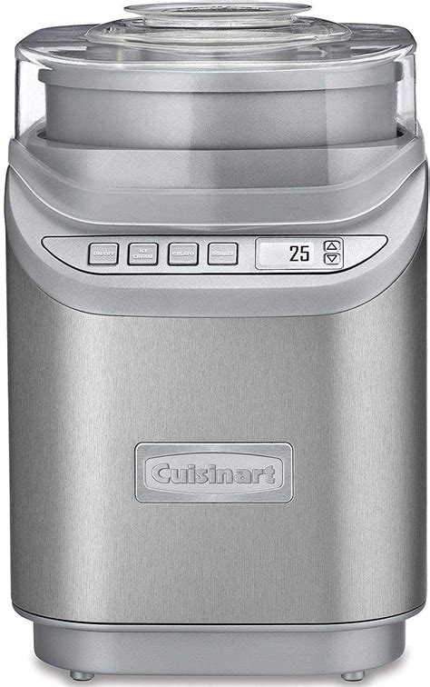 Cuisinart ICE-70 Electronic Ice Cream Maker, Brushed Chrome : Amazon.in ...