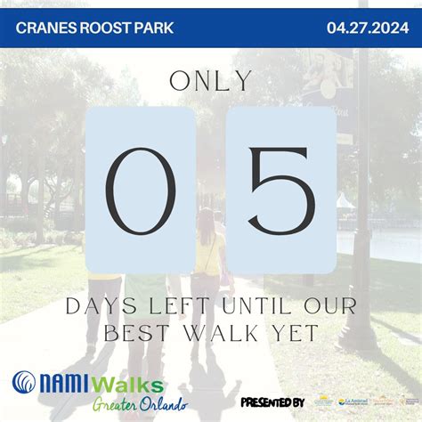 NAMI Greater Orlando on LinkedIn: #namiwalks #5daystogo # ...