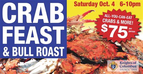 KofC Annual Crab Feast & Bull Roast, St. Jane Frances de Chantal ...