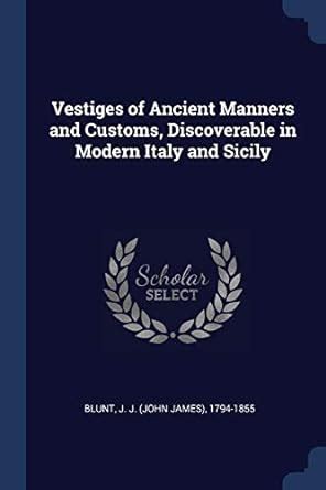 Buy Vestiges of Ancient Manners and Customs, Discoverable in Modern ...