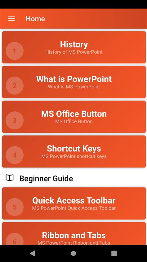 Guide for MS PowerPoint - App on Amazon Appstore