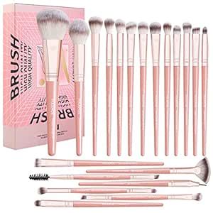 MAANGE Makeup Brush Set 20Pcs Premium Synthetic Foundation Face Powder ...