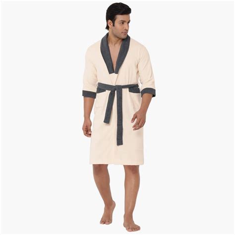 Buy Spaces Medium Size Cloudz Bath Robe 300 Gsm from Spaces at just INR ...